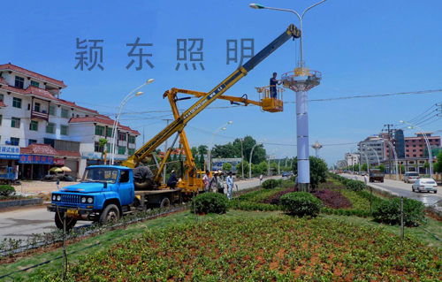 霸州市迎宾路景观灯塔工程